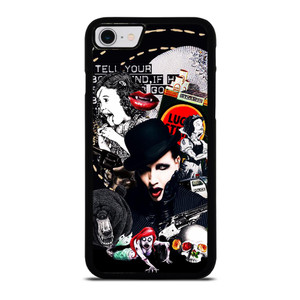 MARILYN MANSON GOTH COLLAGE iPhone SE 2022 Case