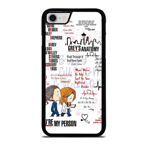 QUOTES OF GREY'S ANATOMY iPhone SE 2022 Case