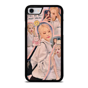 ROSE BLACKPINK CUTE COLLAGE iPhone SE 2022 Case