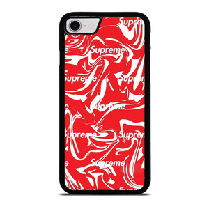 SUPREME MELTED RED ARTWORK iPhone SE 2022 Case