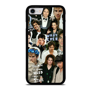 VAMPIRE DIARIES IAN SOMERHALDER COLLAGE iPhone SE 2022 Case