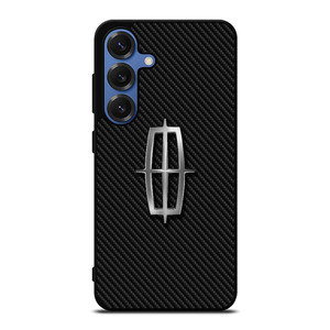 LINCOLN MOTOR LOGO CARBON Samsung Galaxy S25 Case LINCOLN MOTOR LOGO CARBON Samsung Galaxy S25 Case