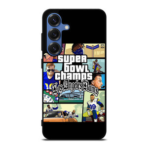 LOS ANGELES RAMS CHAMPIONS CARTOON Samsung Galaxy S25 Case