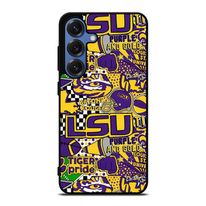 LSU Tigers UNIVERSUTY COLLAGE Samsung Galaxy S25 Case LSU Tigers UNIVERSUTY COLLAGE Samsung Galaxy S25 Case