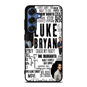 LUKE BRYAN QUOATE COLLAGE Samsung Galaxy S25 Case LUKE BRYAN QUOATE COLLAGE Samsung Galaxy S25 Case