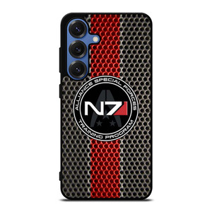 N7 MASS EFFECT PLATE LOGO Samsung Galaxy S25 Case N7 MASS EFFECT PLATE LOGO Samsung Galaxy S25 Case