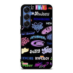 NEWJEANS STICKER COLLAGE Samsung Galaxy S25 Case NEWJEANS STICKER COLLAGE Samsung Galaxy S25 Case