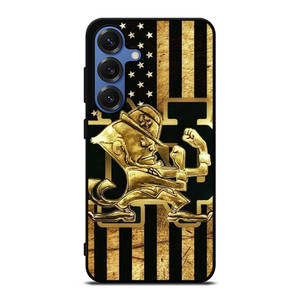 NOTRE DAME FOOTBALL USA FLAG Samsung Galaxy S25 Case
