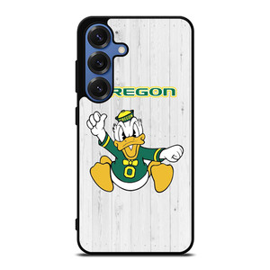 OREGON DUCKS WOODEN LOGO Samsung Galaxy S25 Case