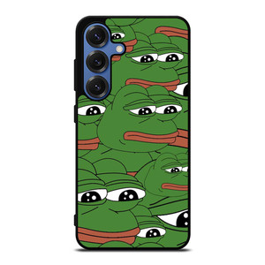PEPE THE FROG PATTERN Samsung Galaxy S25 Case