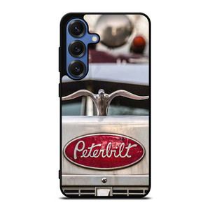 PETERBILT TRUCK METAL EMBLEM Samsung Galaxy S25 Case PETERBILT TRUCK METAL EMBLEM Samsung Galaxy S25 Case