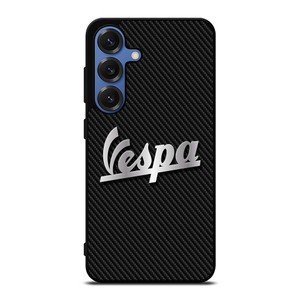 PIAGGIO VESPA METAL CARBON LOGO Samsung Galaxy S25 Case