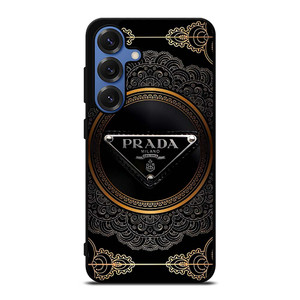 PRADA MILANO BLACK GOLD Samsung Galaxy S25 Case