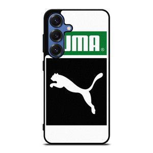 PUMA WHITE LOGO Samsung Galaxy S25 Case