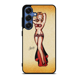 SAILOR JERRY BIKINI GIRL TATTOO Samsung Galaxy S25 Case