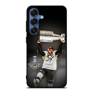 SIDNEY CROSBY PITTSBURGH PENGUINS CHAMPIONS Samsung Galaxy S25 Case
