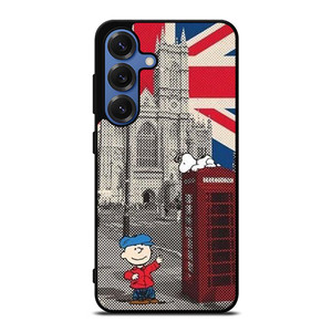 SNOOPY BOX TELEPHONE Samsung Galaxy S25 Case SNOOPY BOX TELEPHONE Samsung Galaxy S25 Case