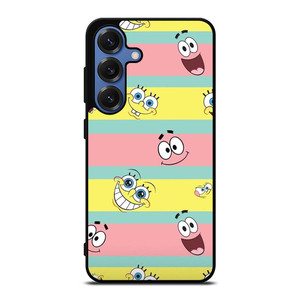 SPONGEBOB PATRICK CUTE STRIPE Samsung Galaxy S25 Case SPONGEBOB PATRICK CUTE STRIPE Samsung Galaxy S25 Case