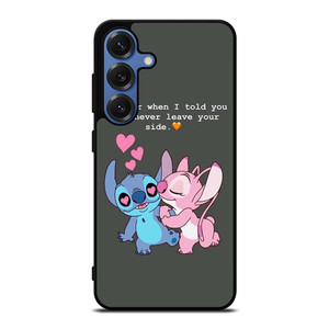 STITCH AND GIRLFRIEND LOVE QUOTE Samsung Galaxy S25 Case
