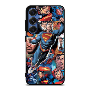 SUPERMAN COLLAGE SUPERHERO Samsung Galaxy S25 Case