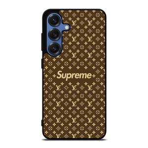 SUPREME BROWN PATTERN NEW Samsung Galaxy S25 Case SUPREME BROWN PATTERN NEW Samsung Galaxy S25 Case