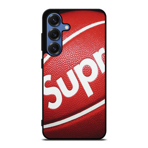SUPREME LOGO BASKETBALL Samsung Galaxy S25 Case SUPREME LOGO BASKETBALL Samsung Galaxy S25 Case