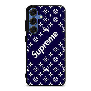 SUPREME NAVY PATTREN Samsung Galaxy S25 Case