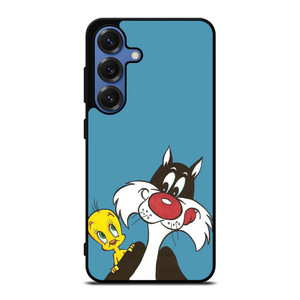 SYLVESTER AND TWEETY CLASSIC CARTOON Samsung Galaxy S25 Case SYLVESTER AND TWEETY CLASSIC CARTOON Samsung Galaxy S25 Case
