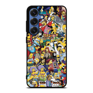 THE SIMPSONS ALL COLLAGE Samsung Galaxy S25 Case