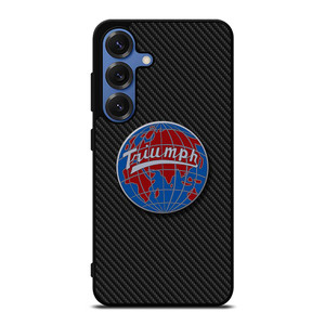 TRIUMPH WORLDWIDE LOGO CARBON Samsung Galaxy S25 Case TRIUMPH WORLDWIDE LOGO CARBON Samsung Galaxy S25 Case