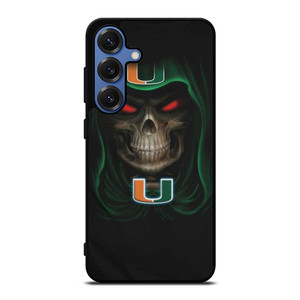 UM MIAMI HURRICANES SKULL Samsung Galaxy S25 Case