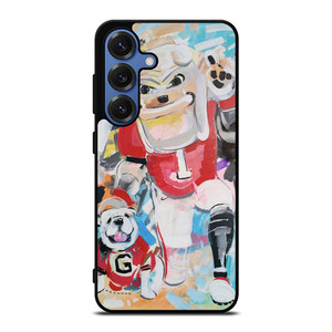 UNIVERSITY OF GEORGIA BULLDOGS UGA ART Samsung Galaxy S25 Case