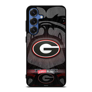 UNIVERSITY OF GEORGIA BULLDOGS UGA BLACK Samsung Galaxy S25 Case