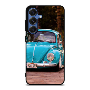VW VOLKSWAGEN CYAN CAR Samsung Galaxy S25 Case