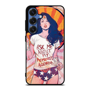 WONDER WOMAN QUOTE Samsung Galaxy S25 Case WONDER WOMAN QUOTE Samsung Galaxy S25 Case