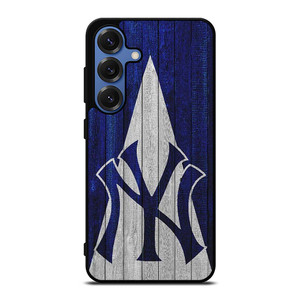 WOODEN LOGO NEW YORK YANKEES Samsung Galaxy S25 Case WOODEN LOGO NEW YORK YANKEES Samsung Galaxy S25 Case