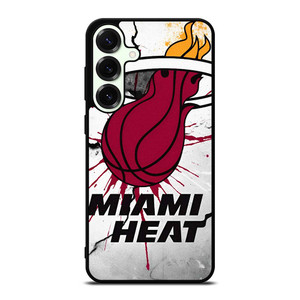 MIAMI HEAT CRACKED LOGO Samsung Galaxy S25 Plus Case