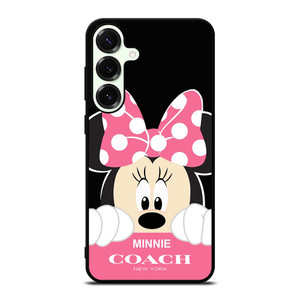 MINNIE MOUSE PINK COACH NEW YORK Samsung Galaxy S25 Plus Case