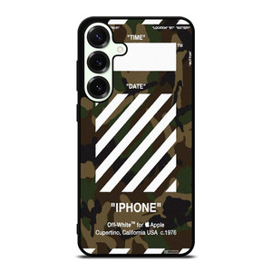 OFF WHITE CAMO ARMY Samsung Galaxy S25 Plus Case