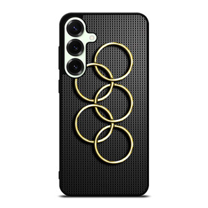 OLYMPIC RINGS GOLD CARBON Samsung Galaxy S25 Plus Case