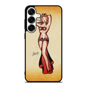 SAILOR JERRY BIKINI GIRL TATTOO Samsung Galaxy S25 Plus Case
