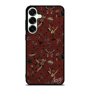SAILOR JERRY TATTOO PATTERN Samsung Galaxy S25 Plus Case SAILOR JERRY TATTOO PATTERN Samsung Galaxy S25 Plus Case