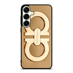 SALVATORE FERRAGAMO GOLD LOGO Samsung Galaxy S25 Plus Case SALVATORE FERRAGAMO GOLD LOGO Samsung Galaxy S25 Plus Case