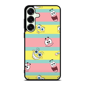SPONGEBOB PATRICK CUTE STRIPE Samsung Galaxy S25 Plus Case