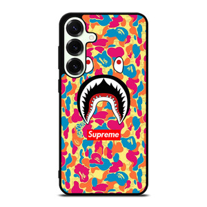 SUPREME BAPE CAMO COLOR FULL Samsung Galaxy S25 Plus Case