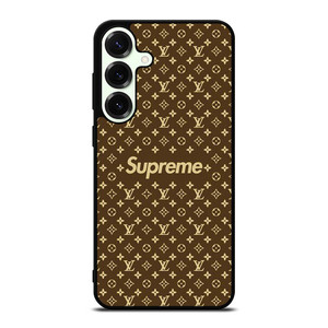 SUPREME BROWN PATTERN NEW Samsung Galaxy S25 Plus Case