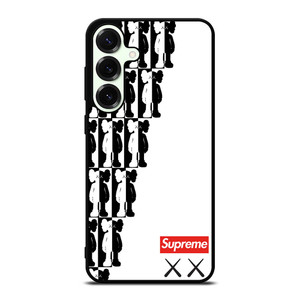 SUPREME KAWS BLACK WHITE Samsung Galaxy S25 Plus Case SUPREME KAWS BLACK WHITE Samsung Galaxy S25 Plus Case