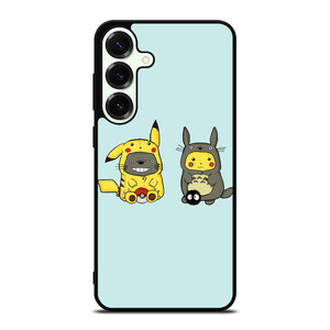 TOTORO X PIKACHU CARTOON Samsung Galaxy S25 Plus Case TOTORO X PIKACHU CARTOON Samsung Galaxy S25 Plus Case