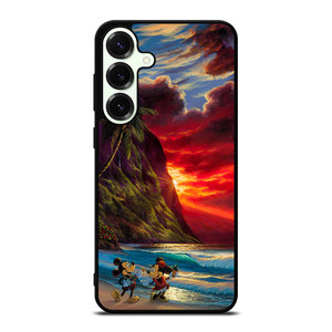 TROPICAL BEAUTIFUL MICKEY MINNIE Samsung Galaxy S25 Plus Case