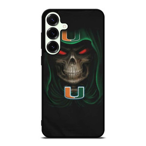 UM MIAMI HURRICANES SKULL Samsung Galaxy S25 Plus Case UM MIAMI HURRICANES SKULL Samsung Galaxy S25 Plus Case